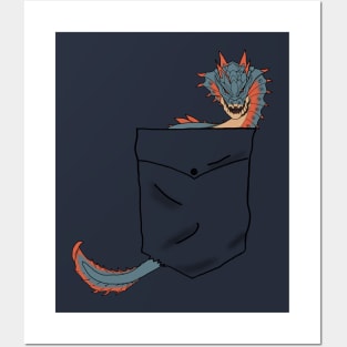 Lagiacrus Pocket Monster Posters and Art